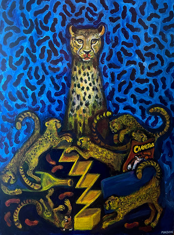 Cheetah painting