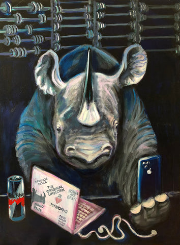 Rhino painting